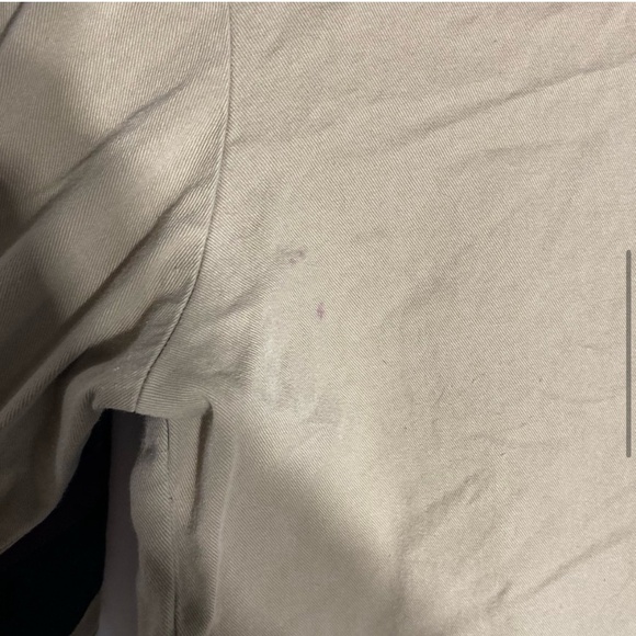 Vintage Spindle River Beige Teal Long Sleeve Button Up Shirt M - Picture 7 of 15